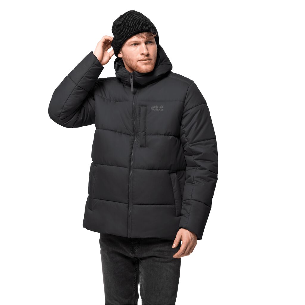 Jack Wolfskin KYOTO insulated jacket ανδρικα μαυρα | GR8305388